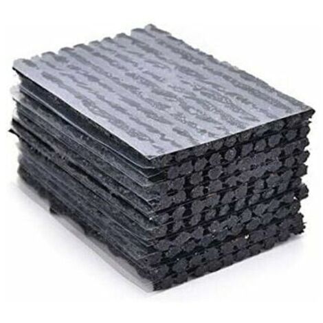 MUMU Kit di riparazione pneumatici da 50 pezzi, strumento di riparazione pneumatici in gomma per la riparazione di emergenza di pneumatici senza camera d'aria in caso di foratura, kit di riparazione pneuma