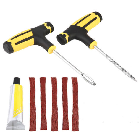 Kit di riparazione pneumatici, strumenti in plastica dalle prestazioni stabili per pneumatici di auto e camion.