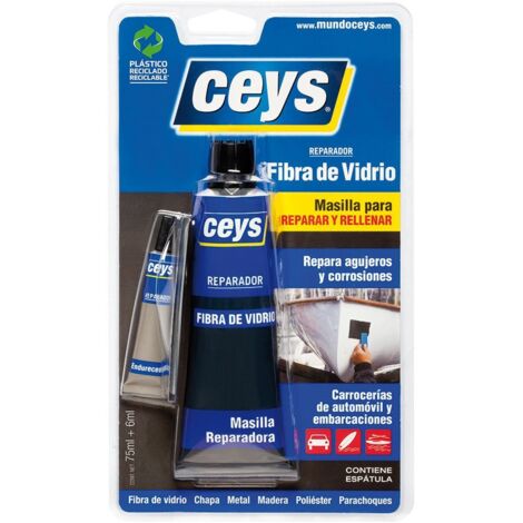 Kit di riparazione professionale CEYS per fibra di vetro 75ml+6ml 505002