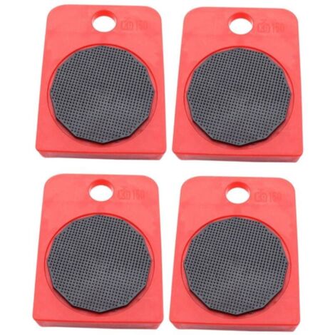 Kit di ruote girevoli da 4 pezzi per mobili pesanti con cuscinetti antiscivolo, strumenti per spostare frigoriferi, letti e armadi, supporto stabile e sicuro per pavimenti