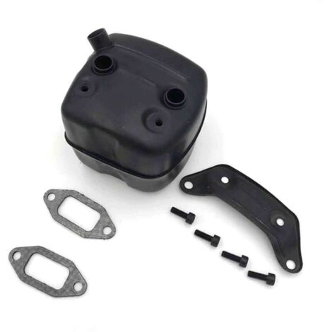 Kit di scarico per motoseghe Husqvarna serie 371 372XP 385 390XP, silenziatore di scarico, piastra di raffreddamento, accessori.