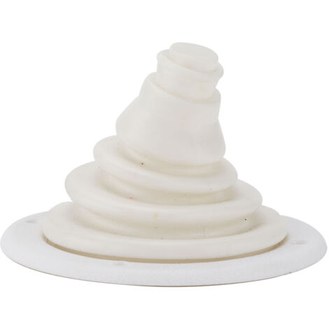 Kit di soffietti per cavo del cambio, cuffia per cavo del cambio, soffietto di protezione per cavo del cambio dello sterzo in gomma/plastica marina (uno bianco).