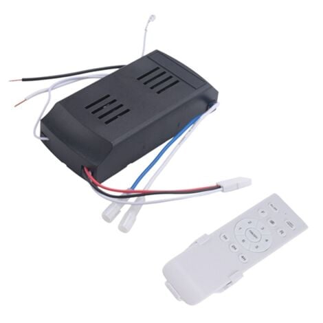 TLILY Kit di sostituzione del telecomando per ventilatore da soffitto, 50 W, 6 velocità e temporizzazione