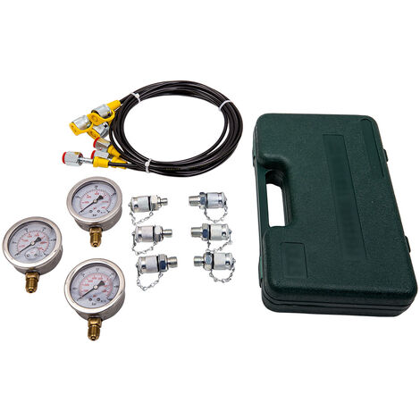 Kit di strumenti del set di manometri Idraulica dell'Escavatore Accoppiamento