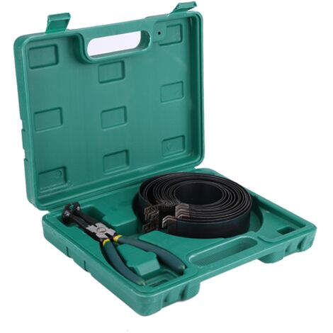 Kit di strumenti di riparazione per set di pinze per compressori per fasce elastiche del motore per auto