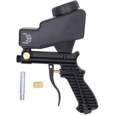 Kit di strumenti per pistola a spruzzo per sabbiatura per sabbiatrice per sabbiatrice per pulizia a spruzzo nera