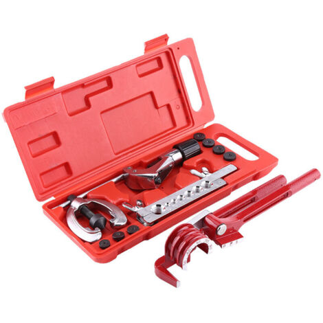 Kit di svasatura tubi Eosnow, kit di riparazione per tubi del carburante e freni con set di 11 utensili per taglio e piegatura.