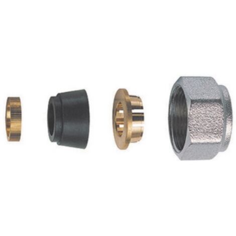 KIT DI TENUTA IN GOMMA A COMPRESSIONE PER TUBO RAME 4 PZ Diam. 10 S.F.