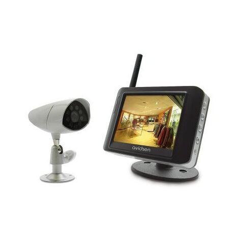 MAISONIC Kit di videosorveglianza Wireless con monitor LCD 3,5''