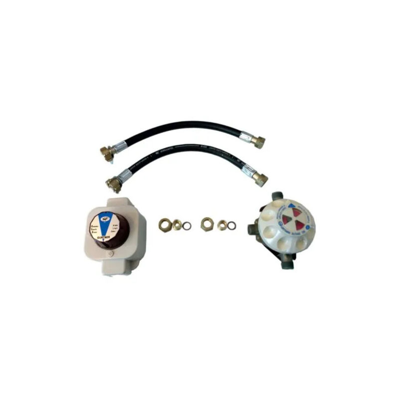 

Kit DIB de butano de pared con mano + 2 liras + DSB + pezón + 3 conexiones