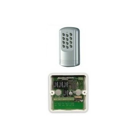 Kit digicode + récepteur radio en Polycarbonate CDVI
