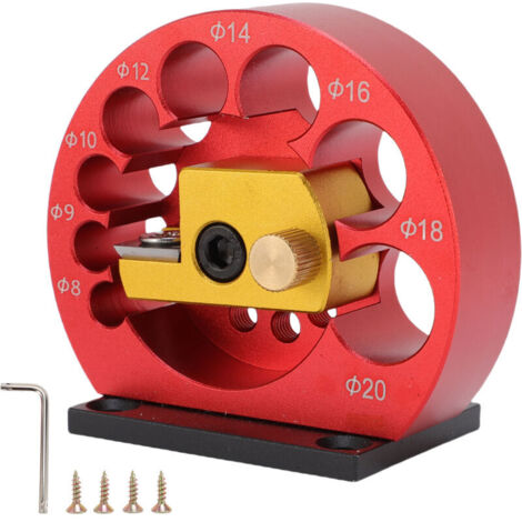 Kit dima per la realizzazione di tasselli, da 8 mm a 20 mm, regolabile, per trapano elettrico, fresatura di tasselli, gambo tondo, fresa per tasselli per barre di legno, bastoncini per la lavorazione 