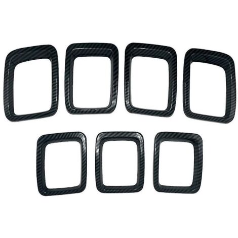 Kit d'inserts de calandre avant en fibre de carbone pour Compass MP 2017 2018 20--