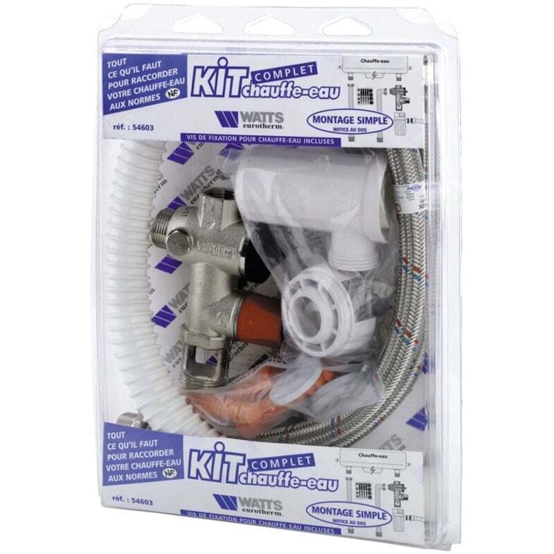 Watts - Kit d'installation complet pour chauffe-eau