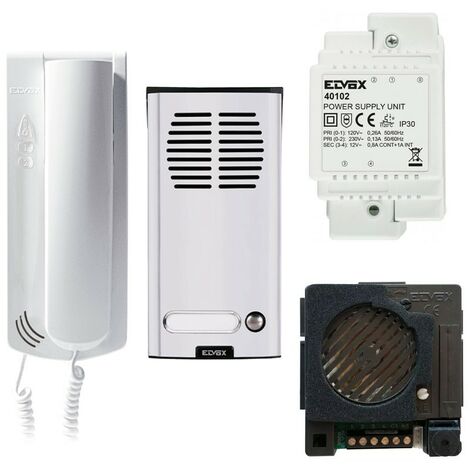 Kit d'interphone pour systÈme de sonorisation 62k0+930g couleur blanche k62k0.01