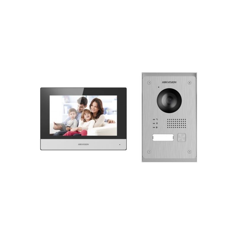 Hikvision - kit d'interphone vidéo DS-KIS703Y-P
