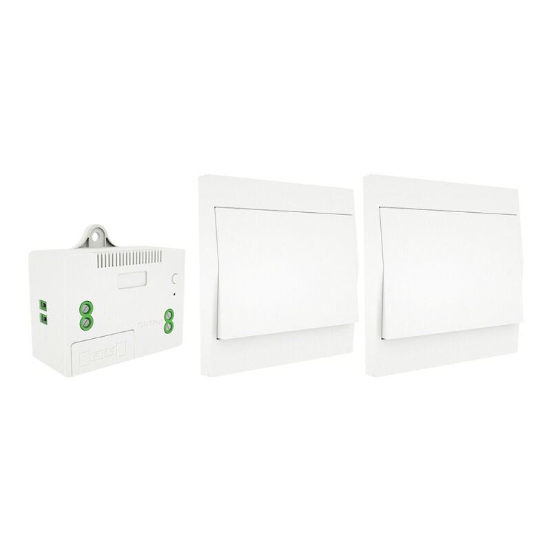 Kit d'interrupteur et de récepteur sans fil 110-230 v Interrupteur auto-alimenté Télécommande d'éclairage