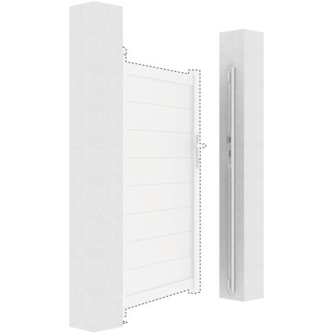 Kit d'inversion portillon coloris blanc EIGER/Design 100x140CM