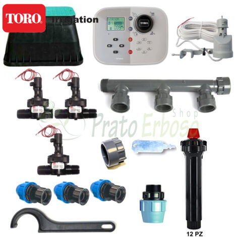 Kit d'irrigation 3 zones 24V Toro Tempus avec arroseurs