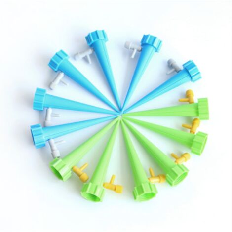 Kit d'irrigation goutte à goutte, 12 arroseurs automatiques pour plantes avec vannes.