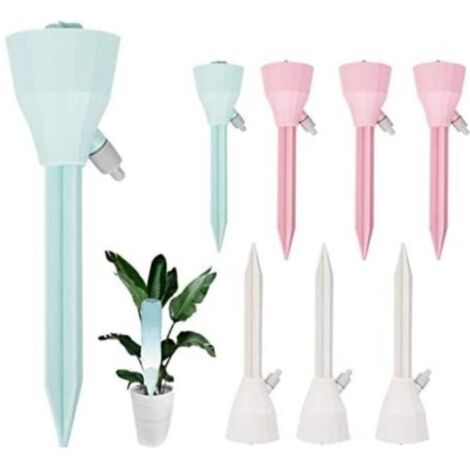 Kit d'irrigation goutte à goutte - 9 pièces - Arrosage automatique - Réglage du débit - Compatible avec les bouteilles