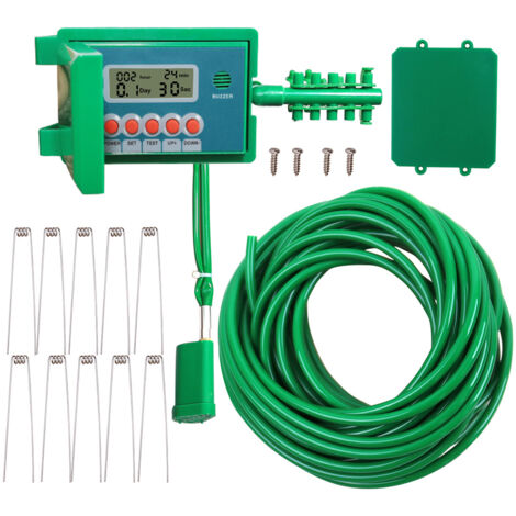 Kit d'irrigation goutte à goutte intelligent, système d'irrigation de jardin, arroseur automatique micro pour serre à monter soi-même, irrigation goutte à goutte-AquaForge