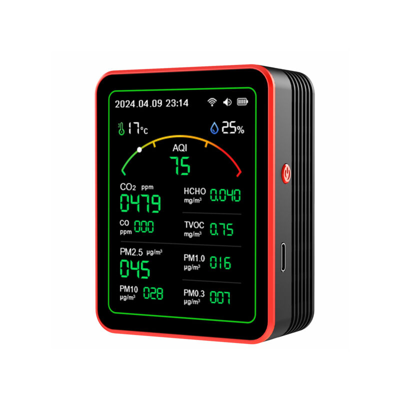 Moniteur de qualité de l'air 15 en 1, testeur intelligent de qualité de l'air avec