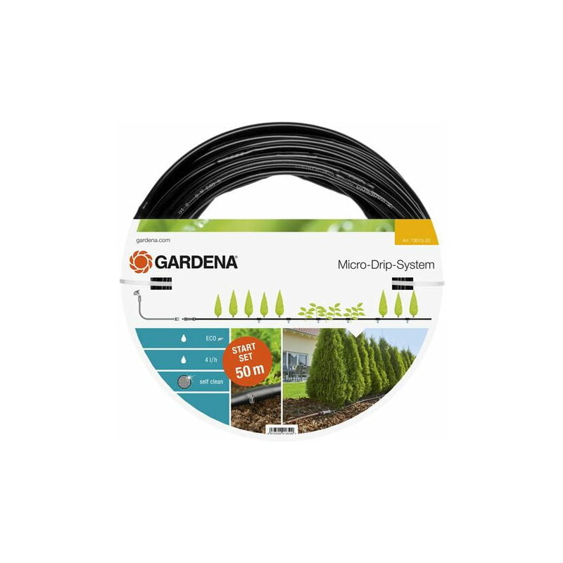 Kit d'arrosage goutte-à-goutte GARDENA pour rangées de plantes L 13013-20