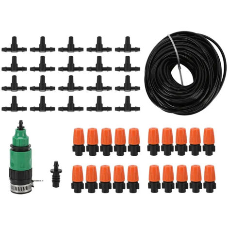 Kit dirrigation par brumisation automatique avec tuyau buse et pulvrisateur