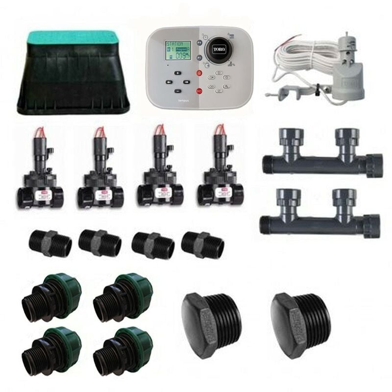 Kit dirrigation Toro tempus 4 zones 220V offre exclusive