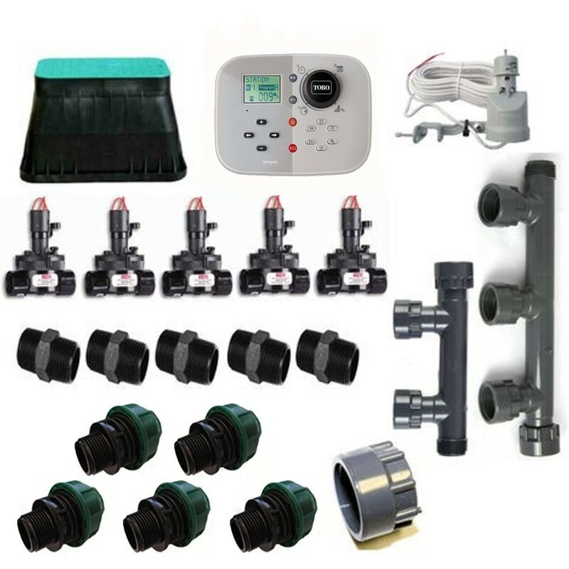 Kit dirrigation Toro tempus 5 zones 220 v offre exclusive