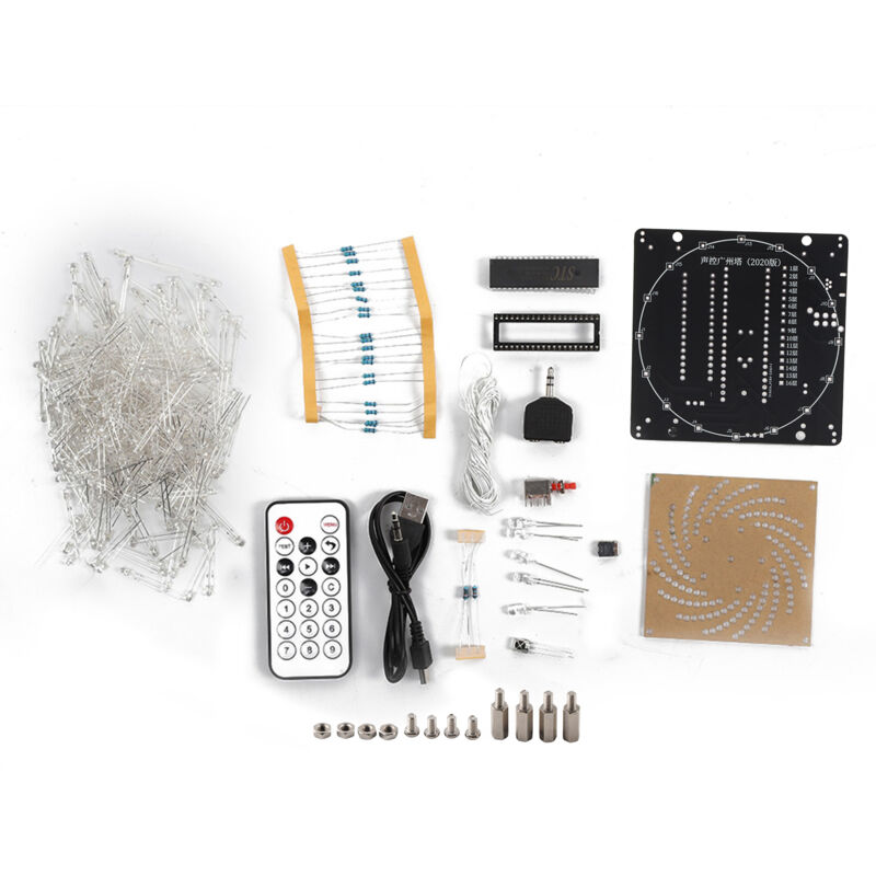 Kit DIY Cube Lumineux LED avec Télécommande - Affichage Électronique Coloré