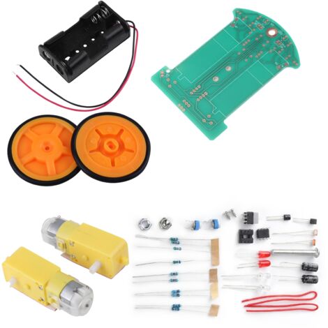 Kit DIY Voiture Intelligente avec Accessoires de Suivi et Composants Électroniques