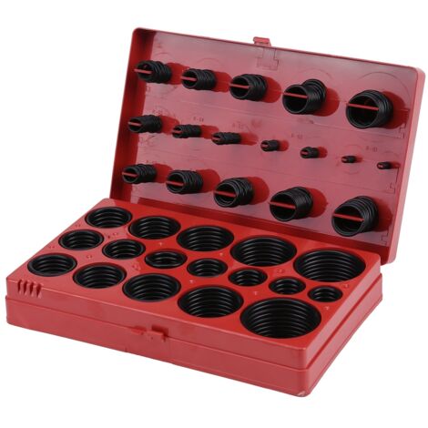 Kit d'O-Rings Universel 419 Pièces - Joints et Gaskets en Caoutchouc avec 32 Tailles (R01-R32) pour Valves, Voitures et Équipements Électriques