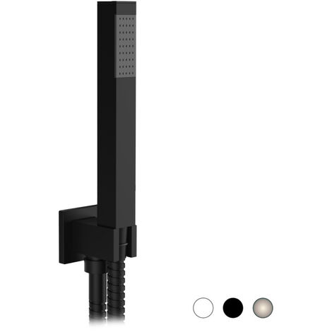 Kit doccetta minimale quadra nichel spazzolato opaco