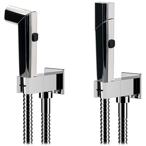 KIT DOCCETTA SHUT-OFF DOPPIA FUNZIONE QUADRA- Cromo- RERU- pezzi 1