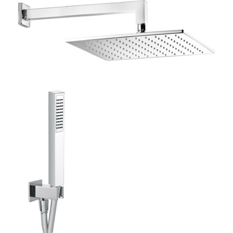 Kit Doccia Estro con soffione Quadro 25 cm