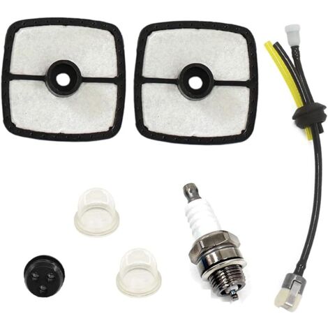 Kit d'œillets de filtre à air pour Echo SRM210 SRM2306ES SRM2450 SRM-3155 SRM-3400 SRM-3605 A226001410 et Bougie d'allumage etc.