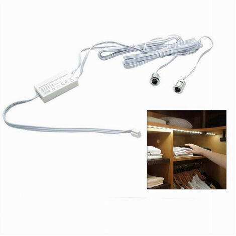 Kit Doppio Sensore Interruttore Per Luci Strip Led Mobili Sensori 12/24v Sen-2po