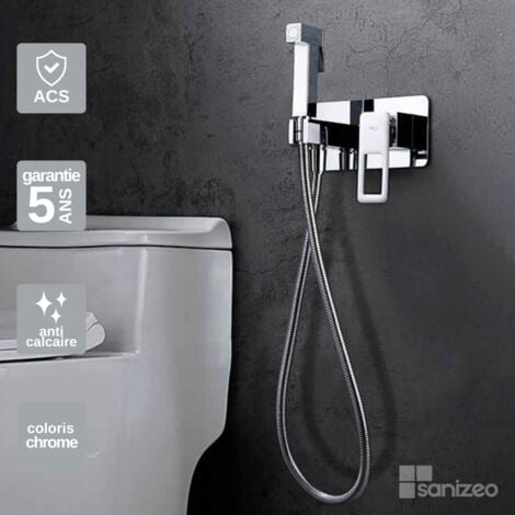 Douchette toilette/flexible acier inoxydable 120 cm chromé - Mr