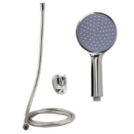 Kit Douchette Ronde Bain Avec Support 1.8 M 69096