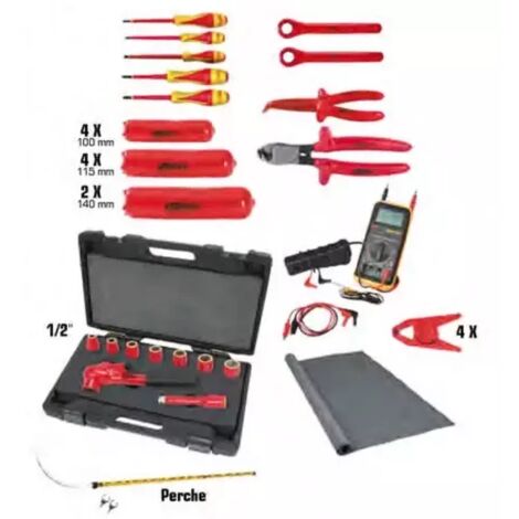 Kit d'outillage niveau 2 sur véhicule hybride ou électrique