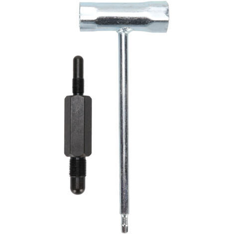 Kit d'Outils Chaîne de Tronçonneuse [Modèles 070 090 137 180 268 272] en Acier avec Clé et Arrêt-Piston, Multi-Usage pour Maintenance et Démontage du Volant Moteur