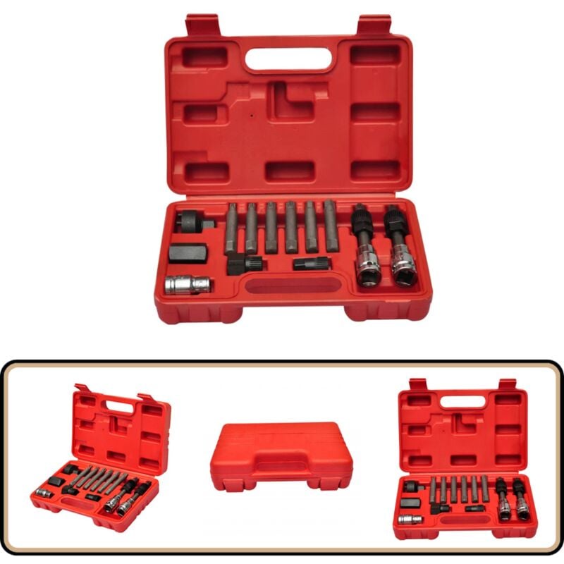 Vidaxl - Kit d'outils d'alternateur de voiture - Outil D'alternateur - Outil Auto - Kit Outils Alternateur - Réparation Alternateur - Bosch Renault