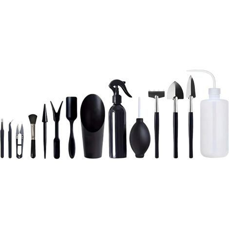 Kit d'outils de bonsaï de 14 pièces avec mini outil de jardinage pratique pour plantes d'intérieur et une culture professionnelle de bonsaï