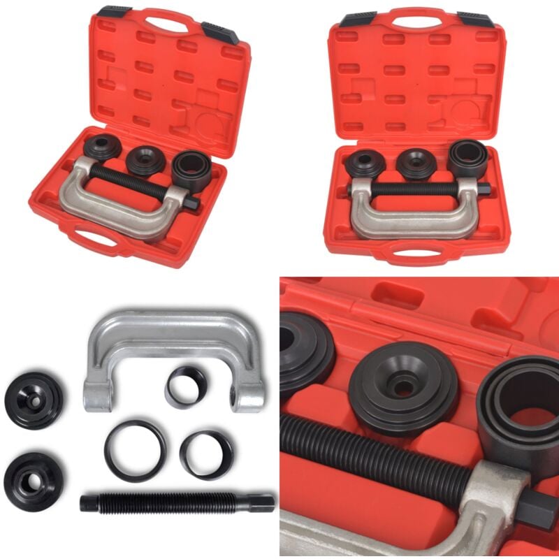 Vidaxl - Kit d'outils de cadre c de joint à bille 3 en 1 - Outil Mécanique - Outillage Automobile - Presse à Cadre c - Kit Outillage - Joint à Bille