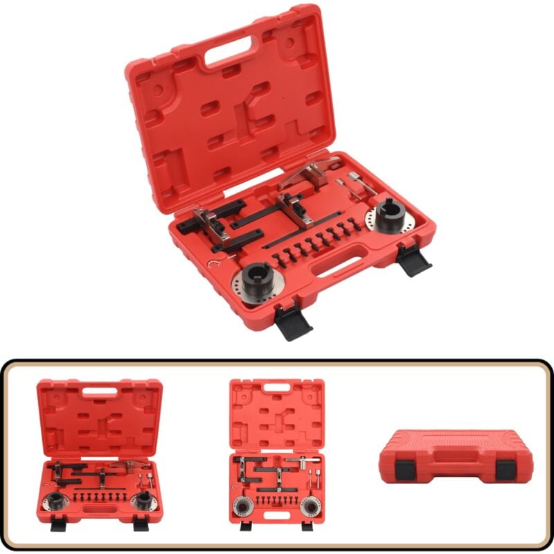 Vidaxl - Kit d'outils de calage du moteur 16 pcs pour Ford - Ensemble Outillage Moteur Ford - Outillage Mécanique Auto - Kit Calage Moteur