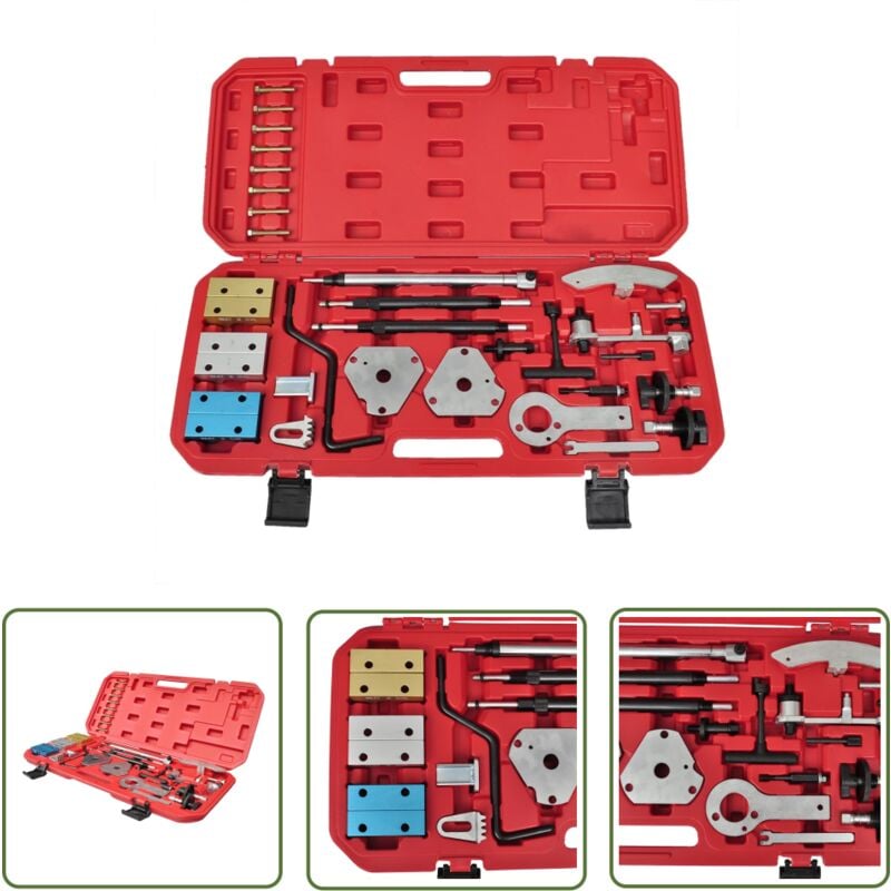 Kit d'outils de calage pour Fiat, Alfa, Romeo et Lancia - Kit Outillage Voiture - Outillage Mécanique - Arbre À Came - Volant Moteur - Réparation