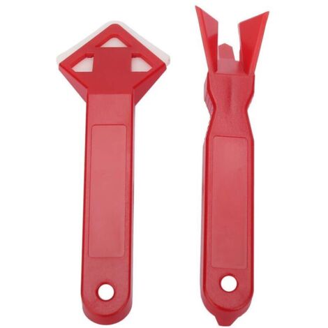 Kit D'outils de Calfeutrage Silicone Dissolvant de Mastic Pelle Verre Ciment Calfeutrage Grattoir