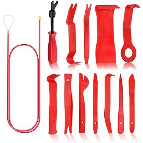 Kit d'outils de démontage garniture panneau installation voiture 13 pcs - Retrait Rembourrage, Trousses à Outils pour Panneau/Autoradio/Accessoires/Porte/Tableau